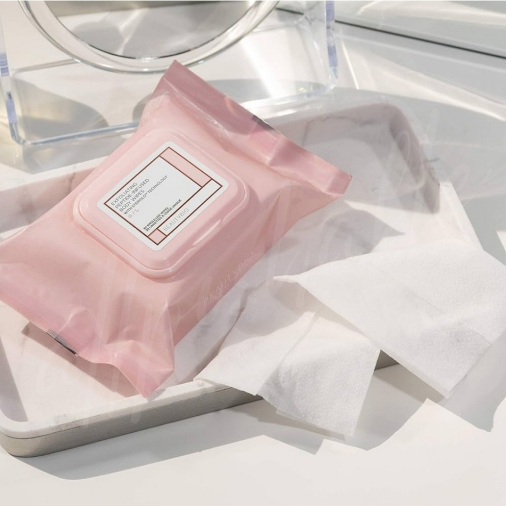 BeautyBio Exfoliating Peptide Infused Wipes